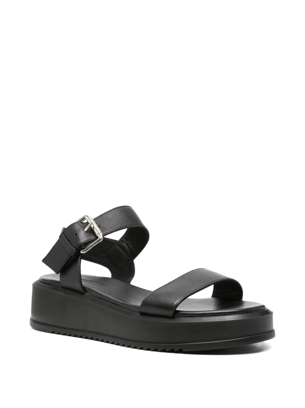 SERGIO MORETTI FIRENZE Sandalen met gesp Zwart