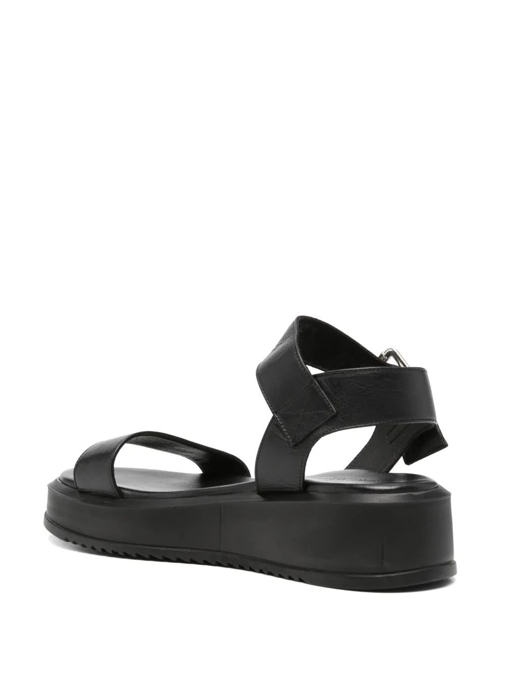SERGIO MORETTI FIRENZE Sandalen met gesp Zwart