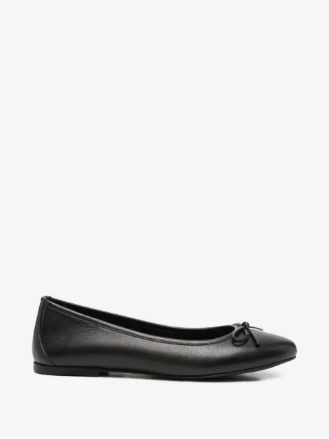 SERGIO MORETTI FIRENZE bow-detail ballet flats