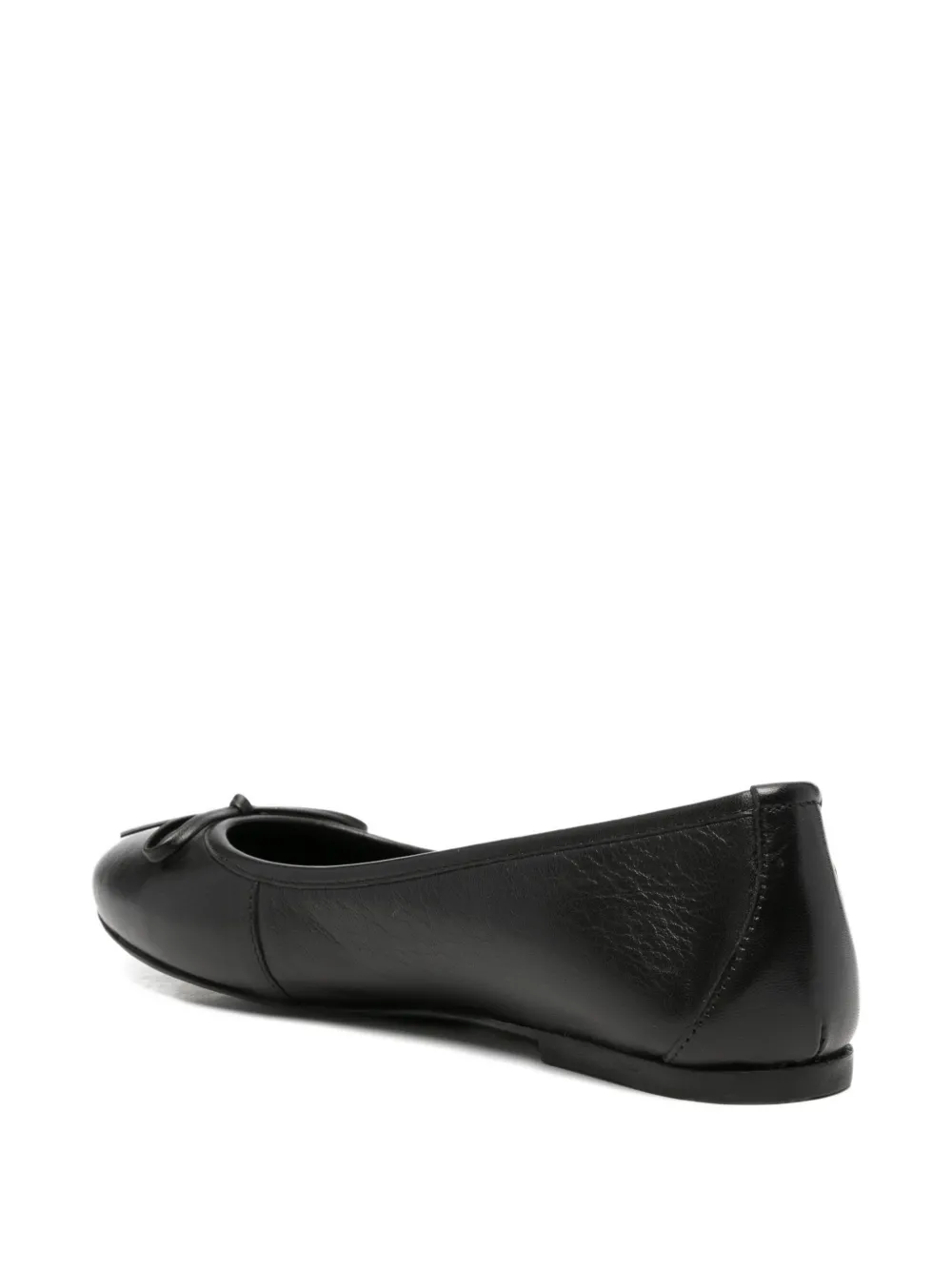 SERGIO MORETTI FIRENZE bow-detail ballet flats Zwart