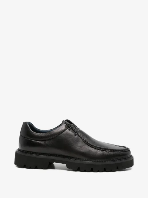SERGIO MORETTI FIRENZE zapatos derby de piel con agujetas
