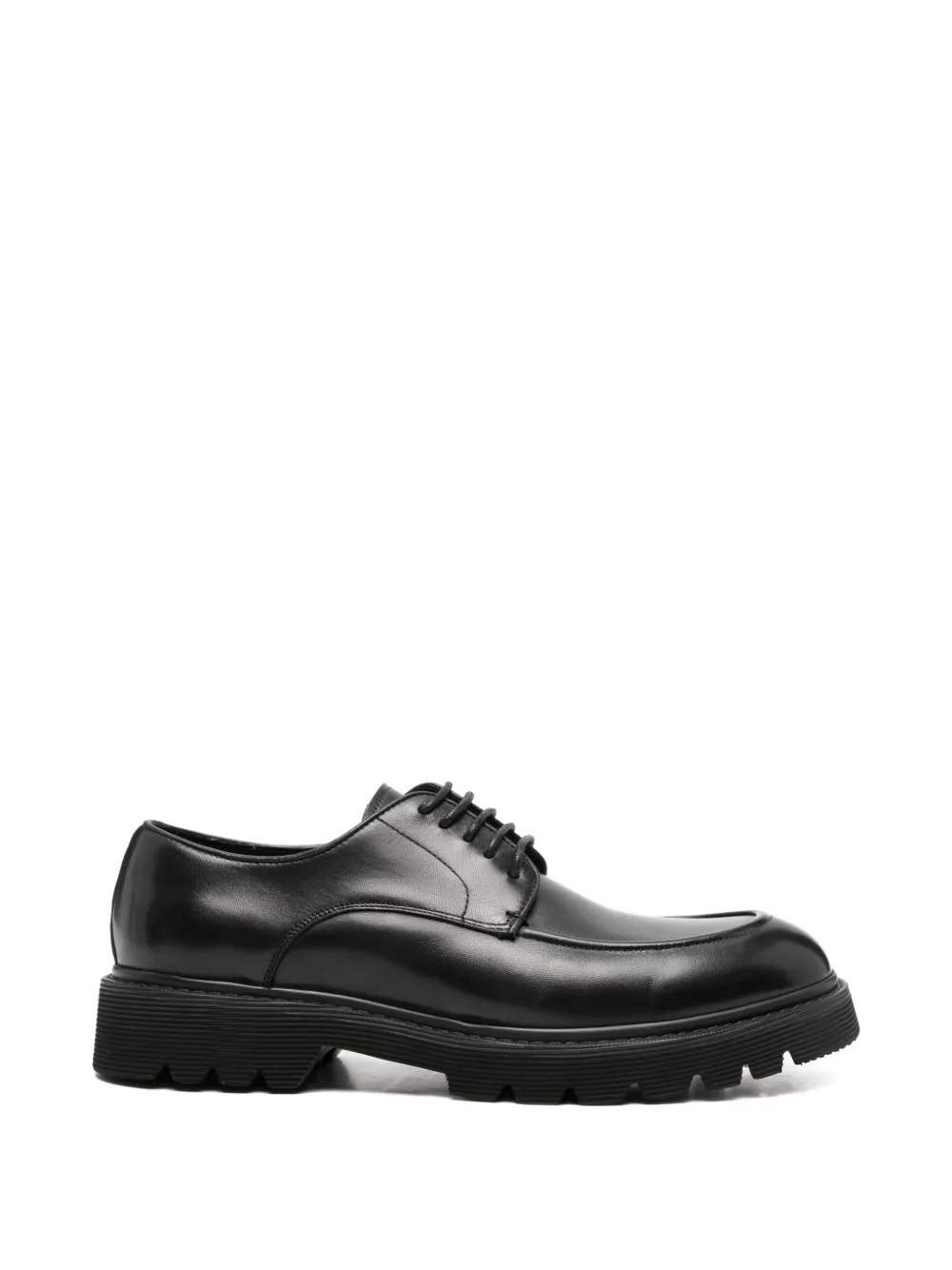 SERGIO MORETTI FIRENZE round-toe lace-up Derby shoes Zwart