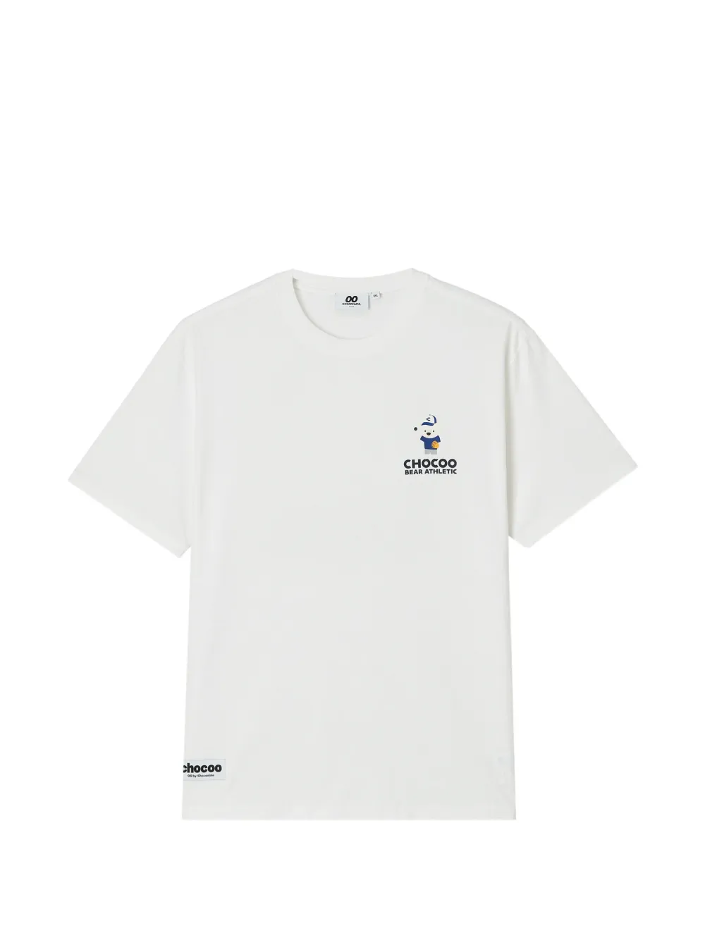 CHOCOOLATE graphic-print cotton T-shirt | White | Image 1