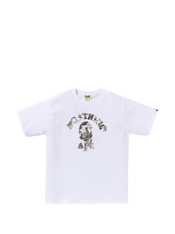 A BATHING APE® Ape Head Tシャツ | ホワイト | FARFETCH JP