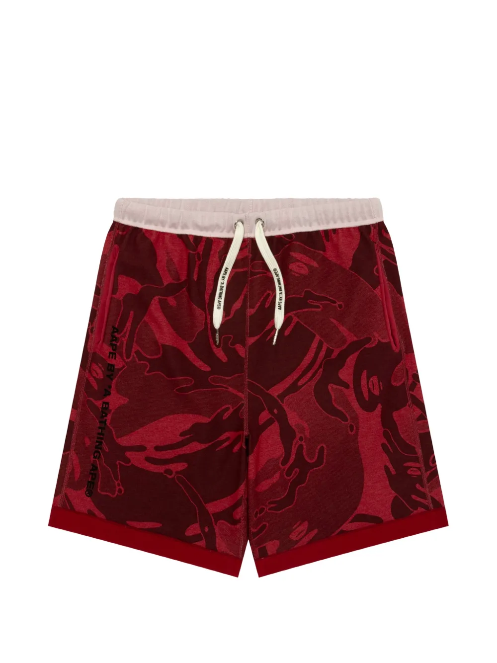 AAPE BY *A BATHING APE Omkeerbare shorts met camouflageprint Roze