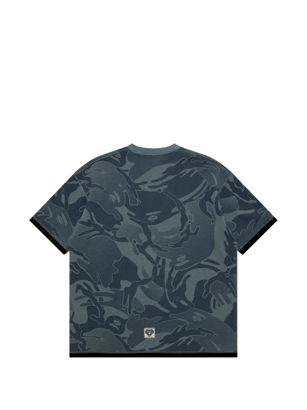 AAPE BY *A BATHING APE Omkeerbaar T-shirt met print Blauw