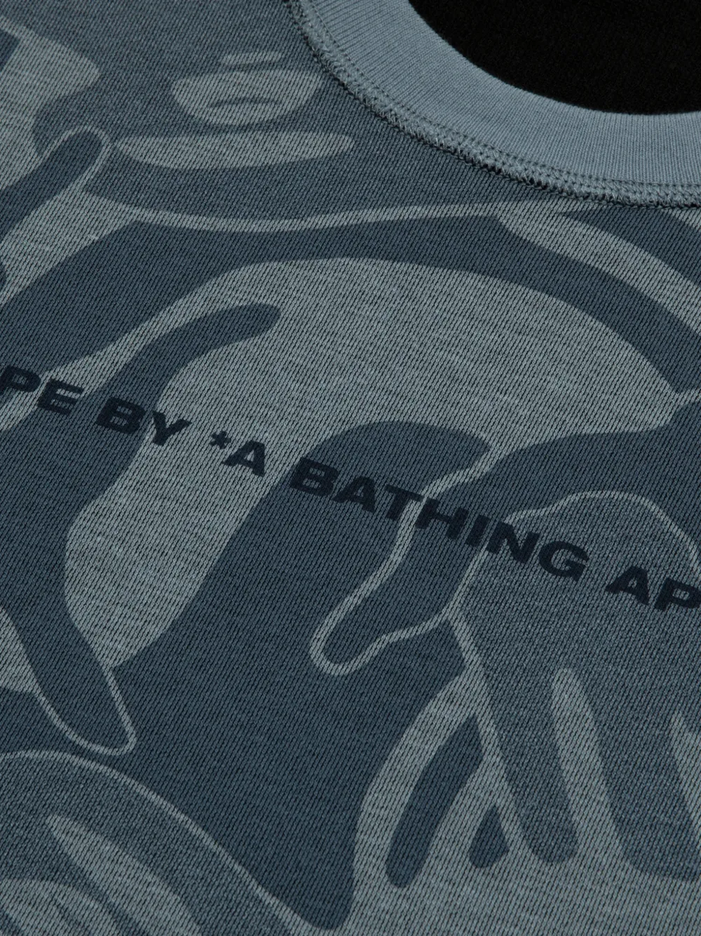 AAPE BY *A BATHING APE Omkeerbaar T-shirt met print Blauw