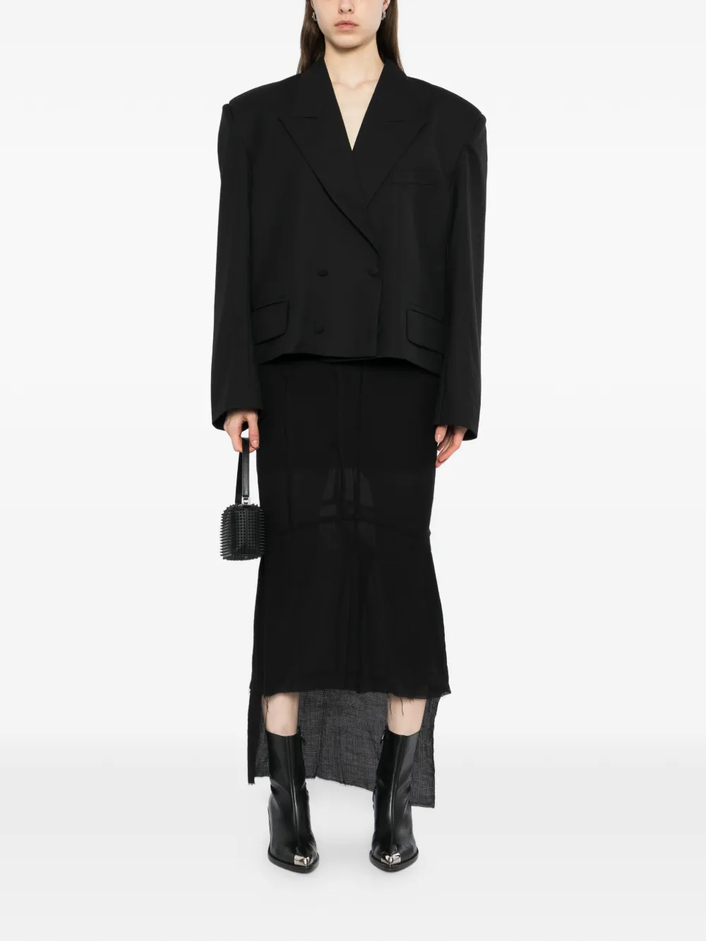 Vaquera Slouchy Blazer | Black | FARFETCH AO