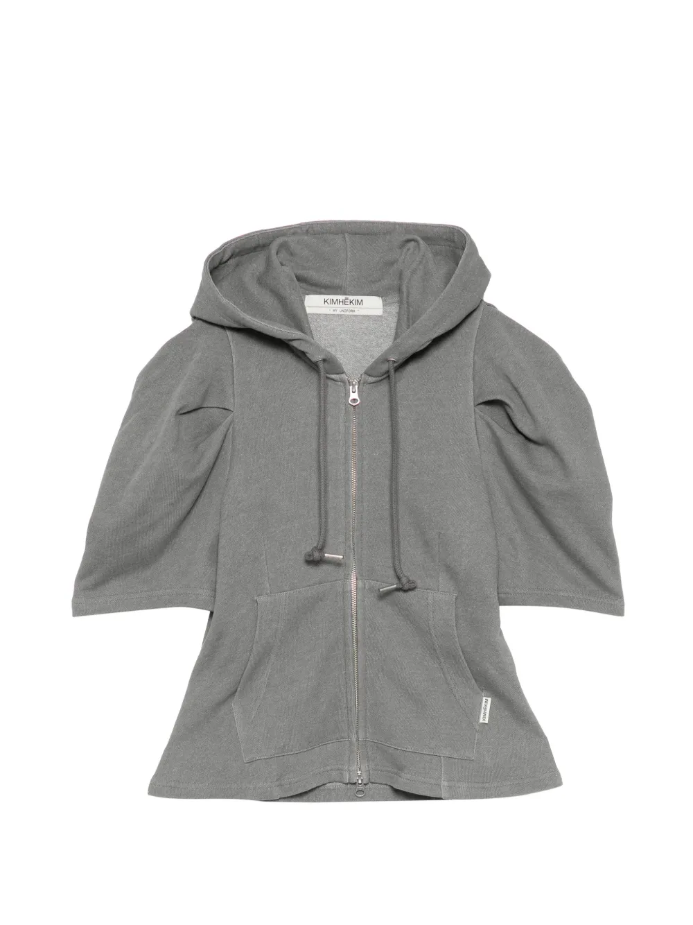 Kimhekim puff-sleeve hoodie - Grigio