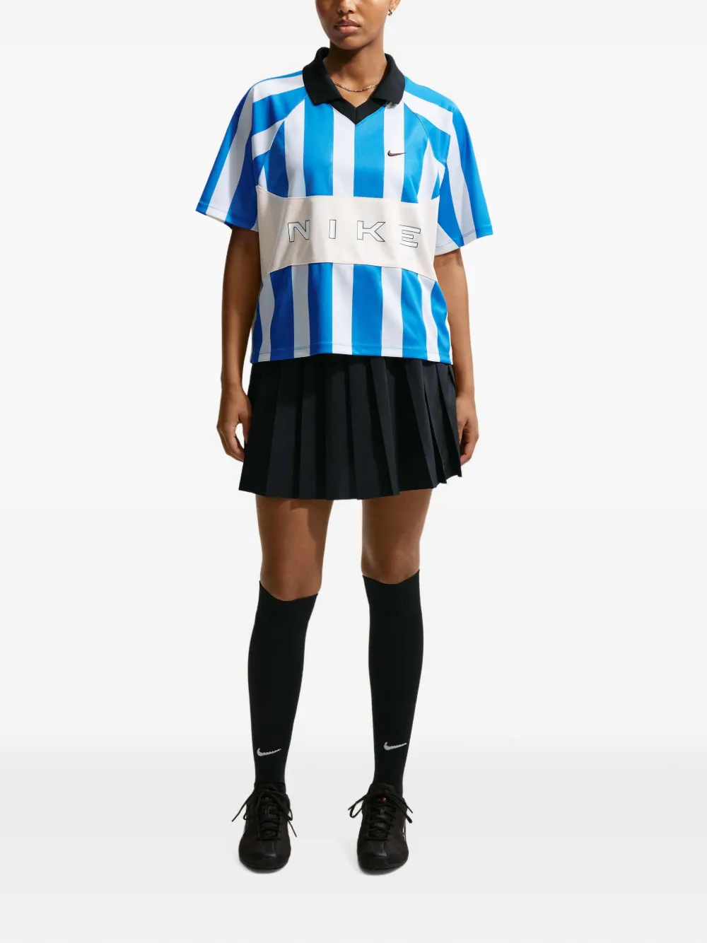 Nike Club Rules plooirok Zwart