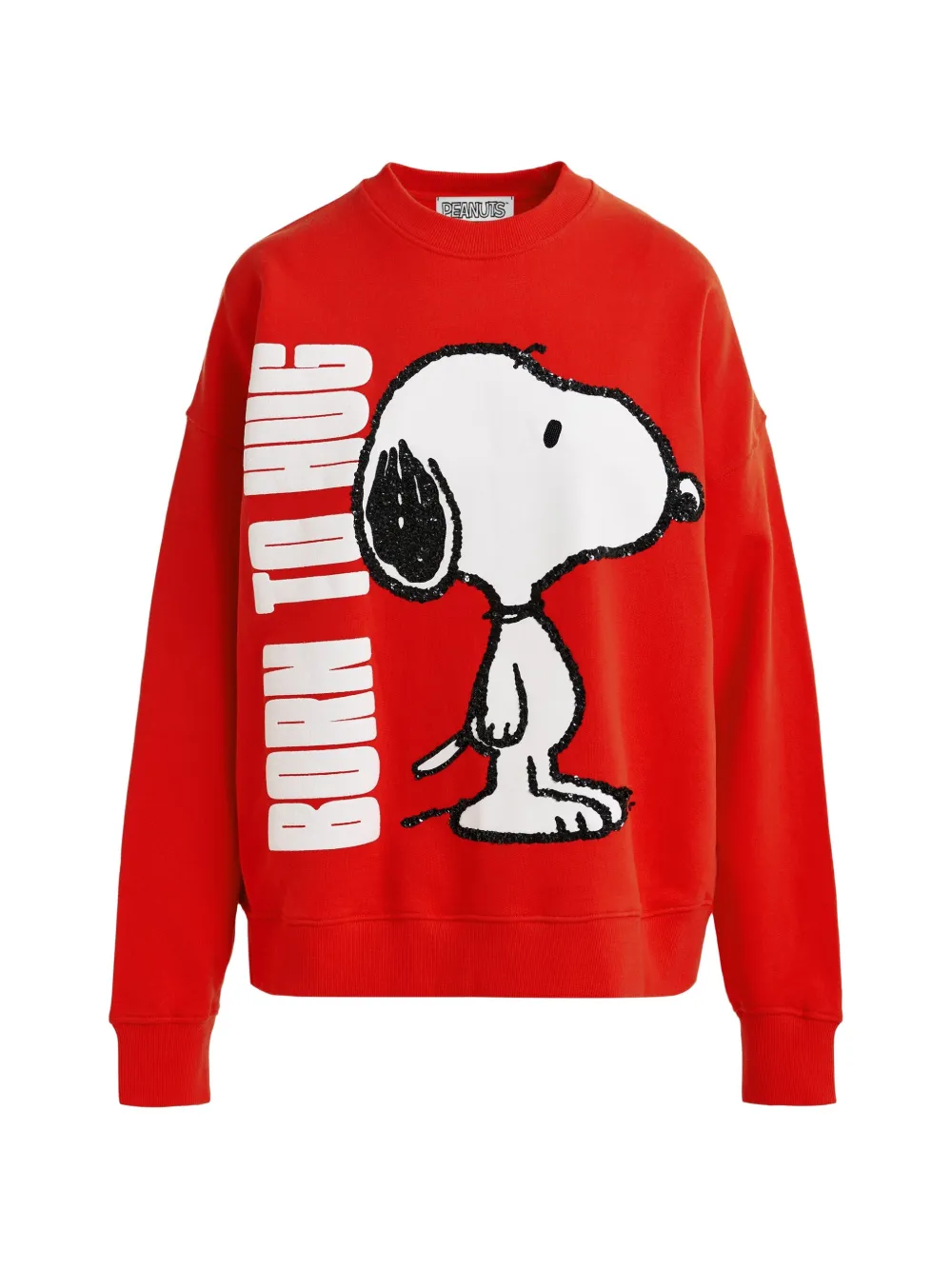 Essentiel Antwerp x Peanuts sequin-embellishment sweatshirt - Rosso