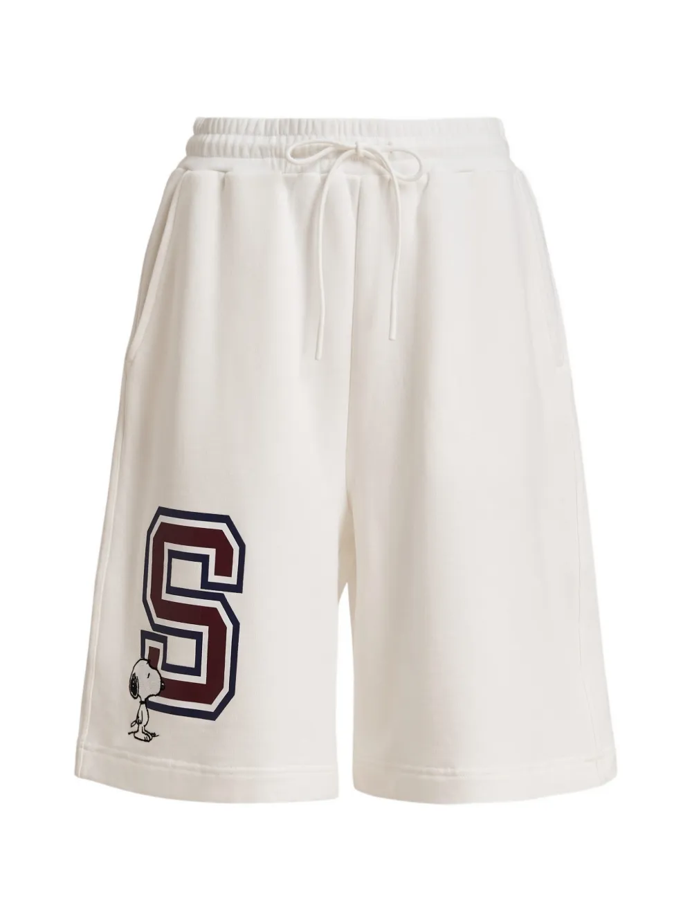 Essentiel Antwerp Peanuts™ Snoopy patch shorts - Toni neutri