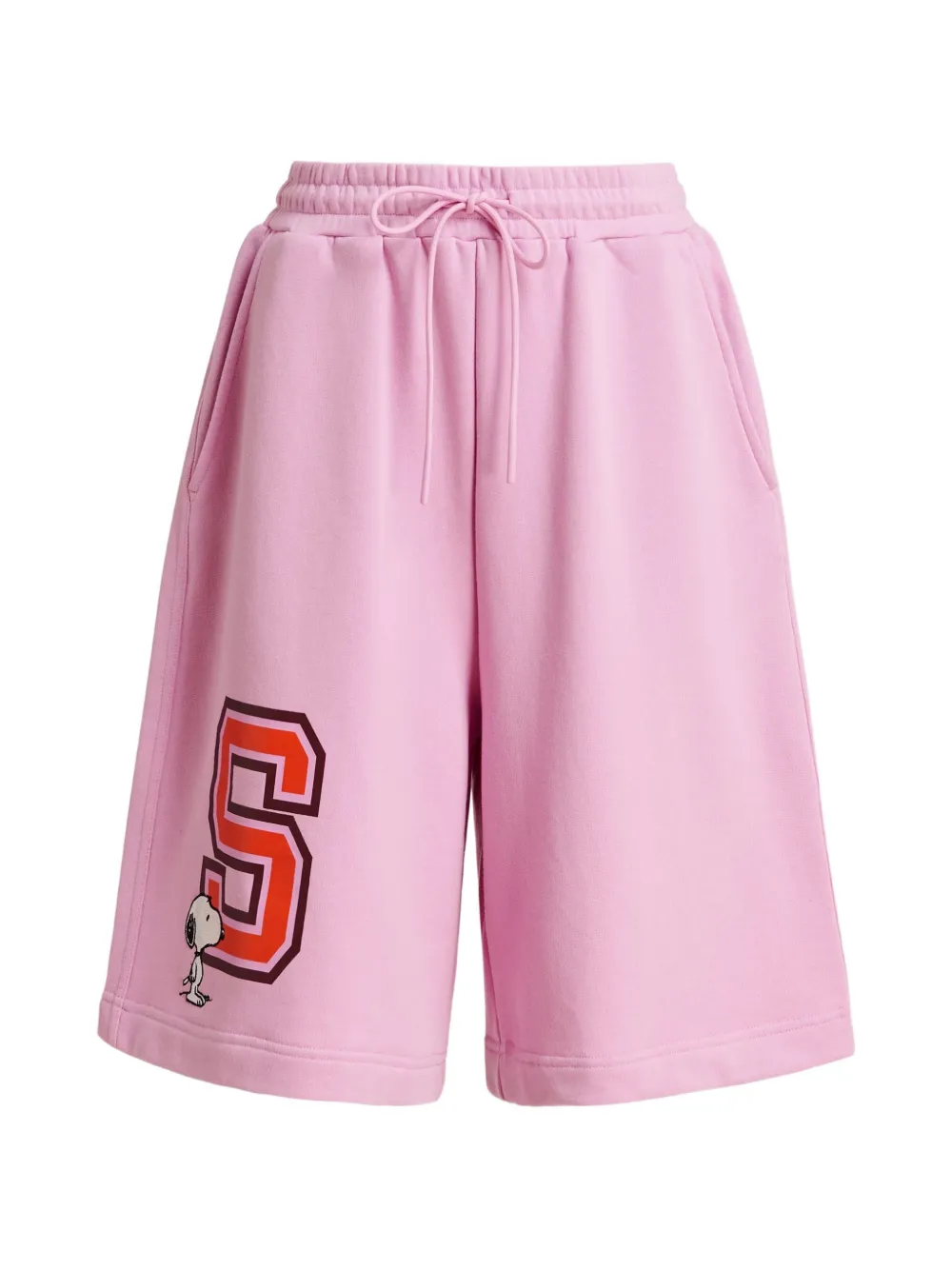 Essentiel Antwerp Peanuts™ Snoopy patch shorts - Rosa