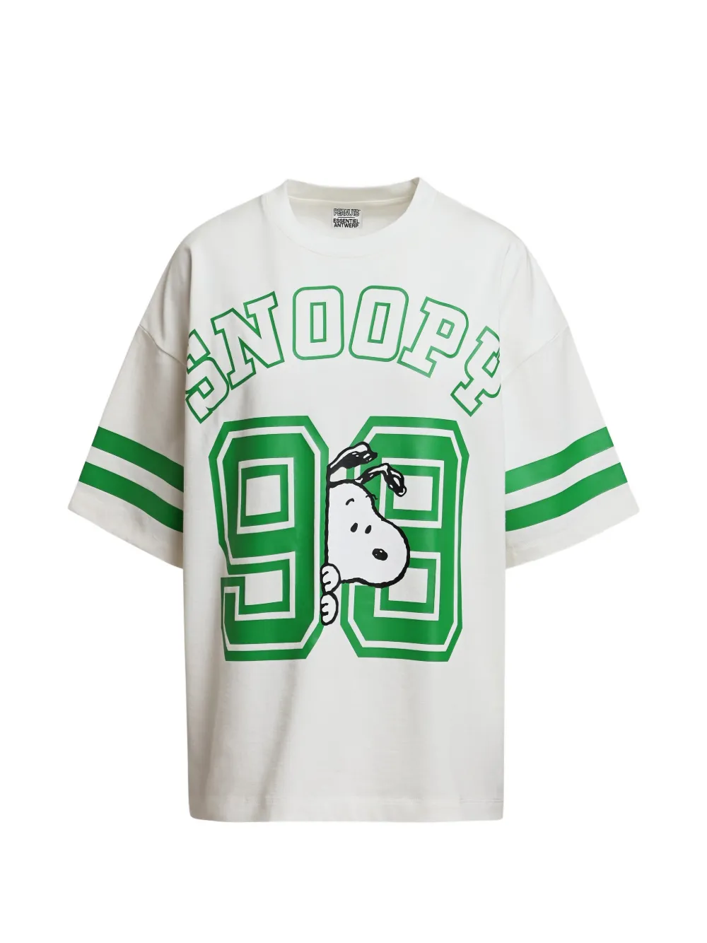 Essentiel Antwerp Snoopy print oversized T-shirt - Bianco