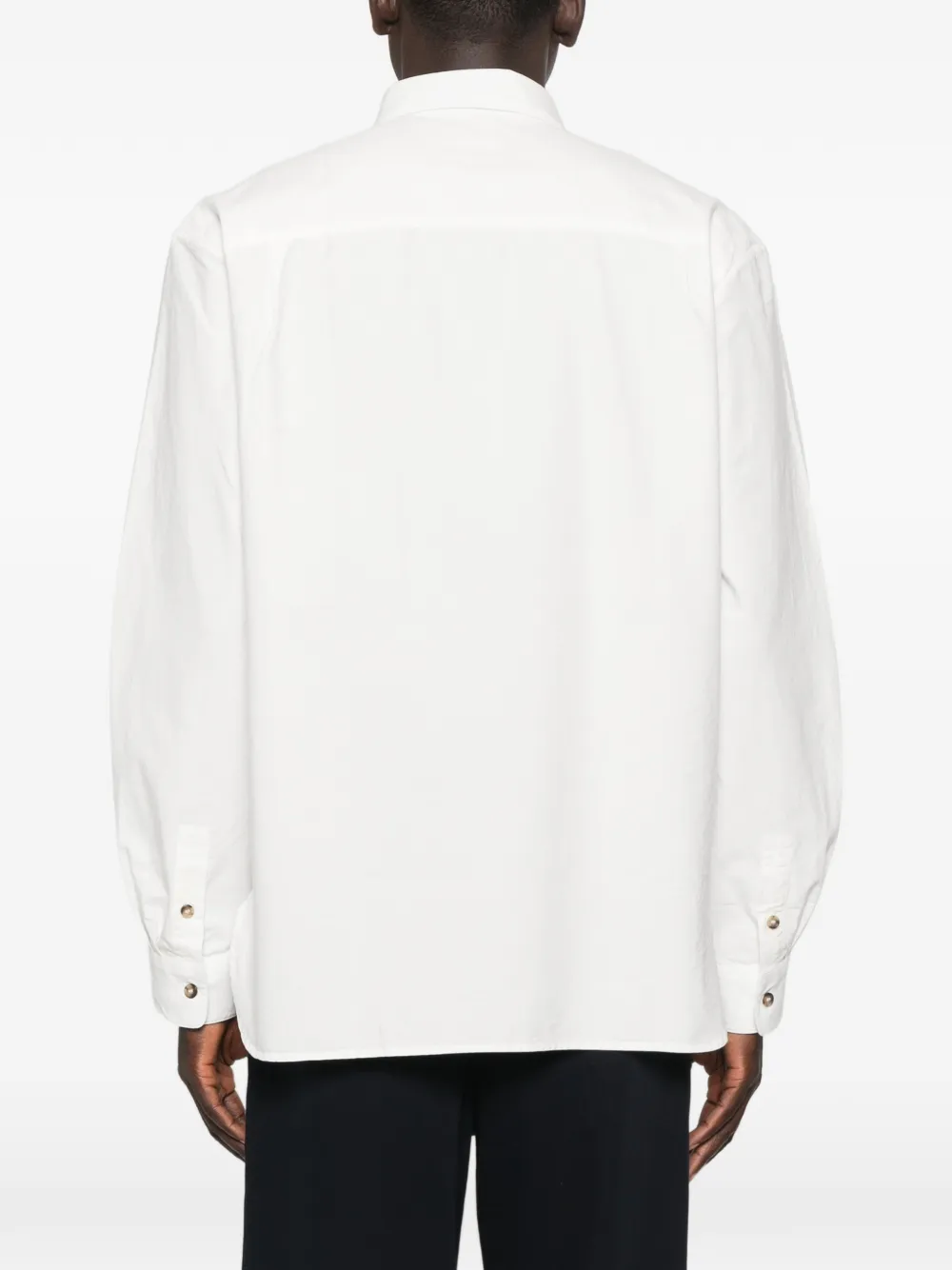 A.P.C. Button-down overhemd met zak Wit
