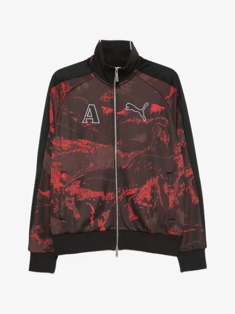 PUMA x Ahluawalia T7 abstract-print logo-patch sweatshirt