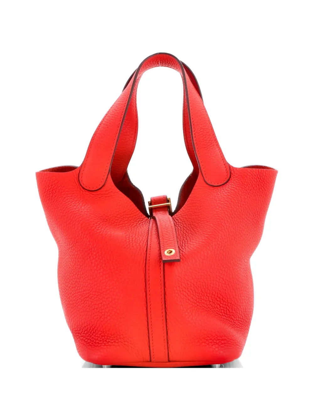 Hermès Pre-Owned Picotin Lock Bag Clemence PM bucket bag - Red