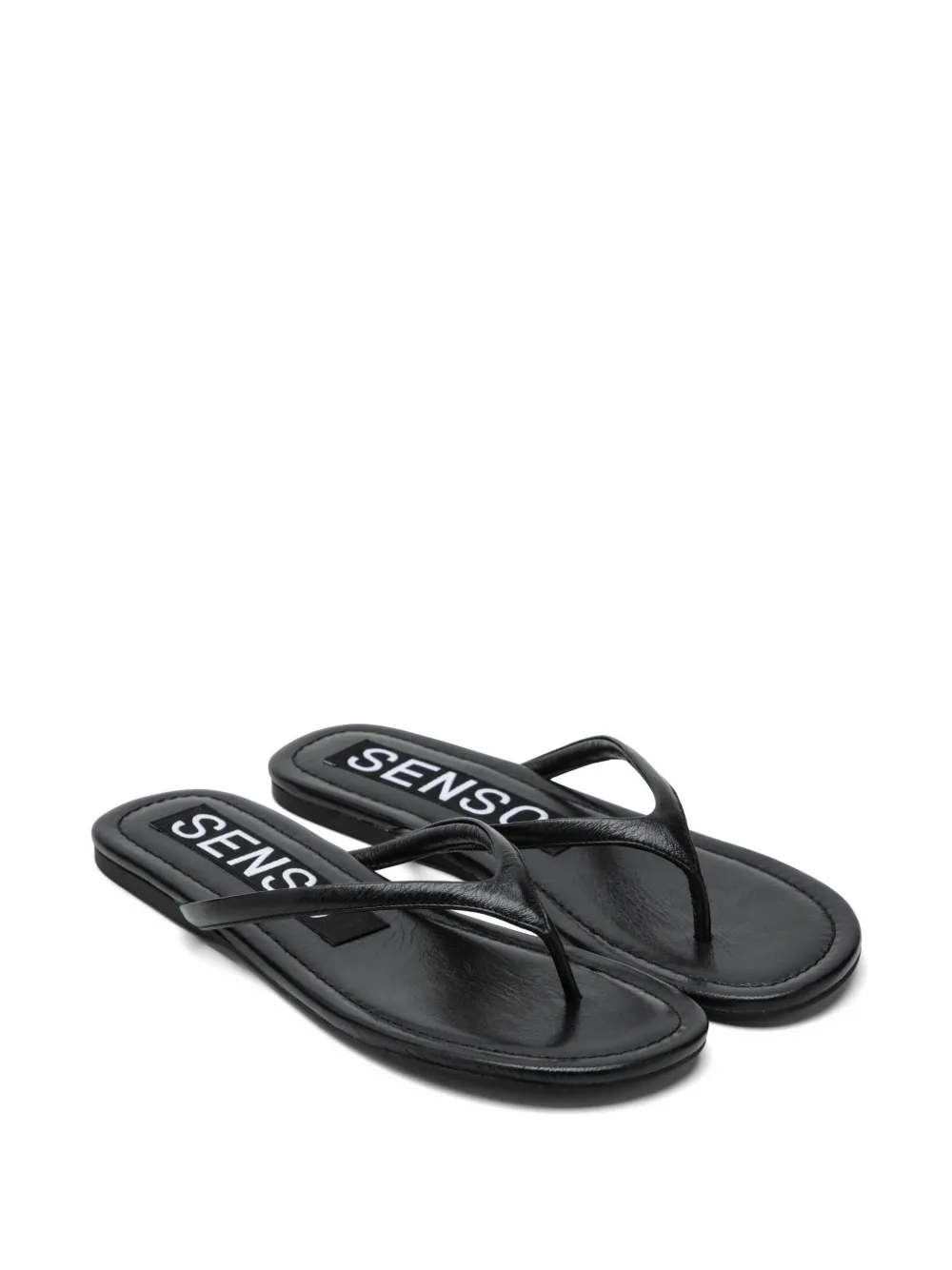 Senso Norah flat sandals Zwart
