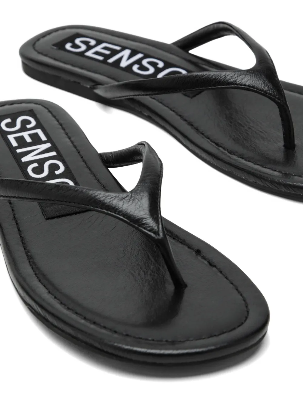 Senso Norah flat sandals Zwart