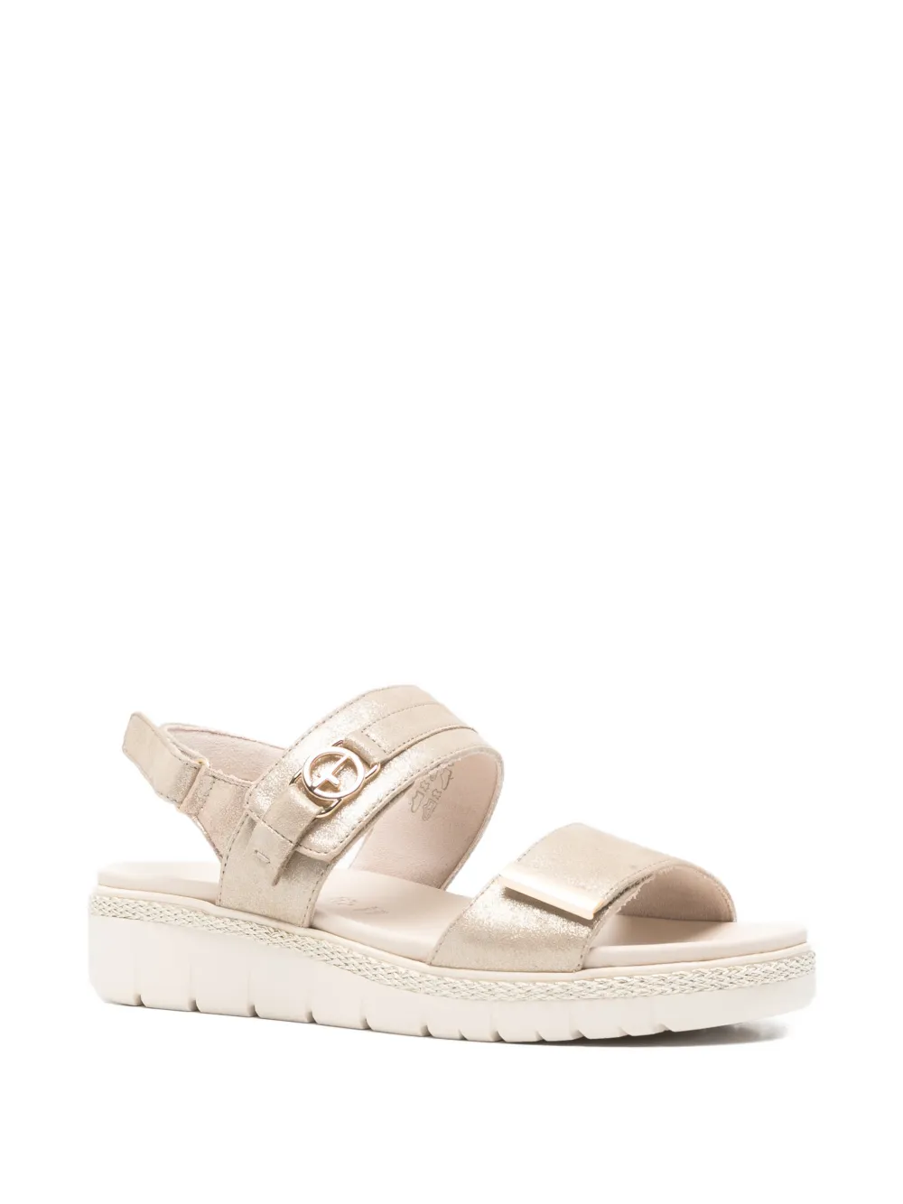 TAMARIS Sandalen met metallic-effect Beige