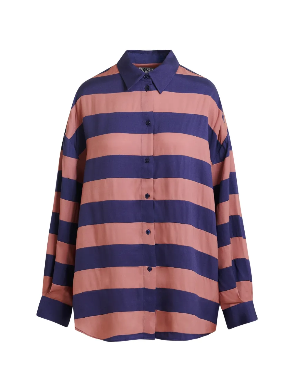 Essentiel Antwerp striped-pattern shirt - Blu