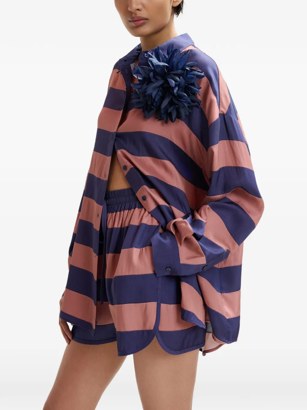 Essentiel Antwerp Striped-pattern Shirt In Multi