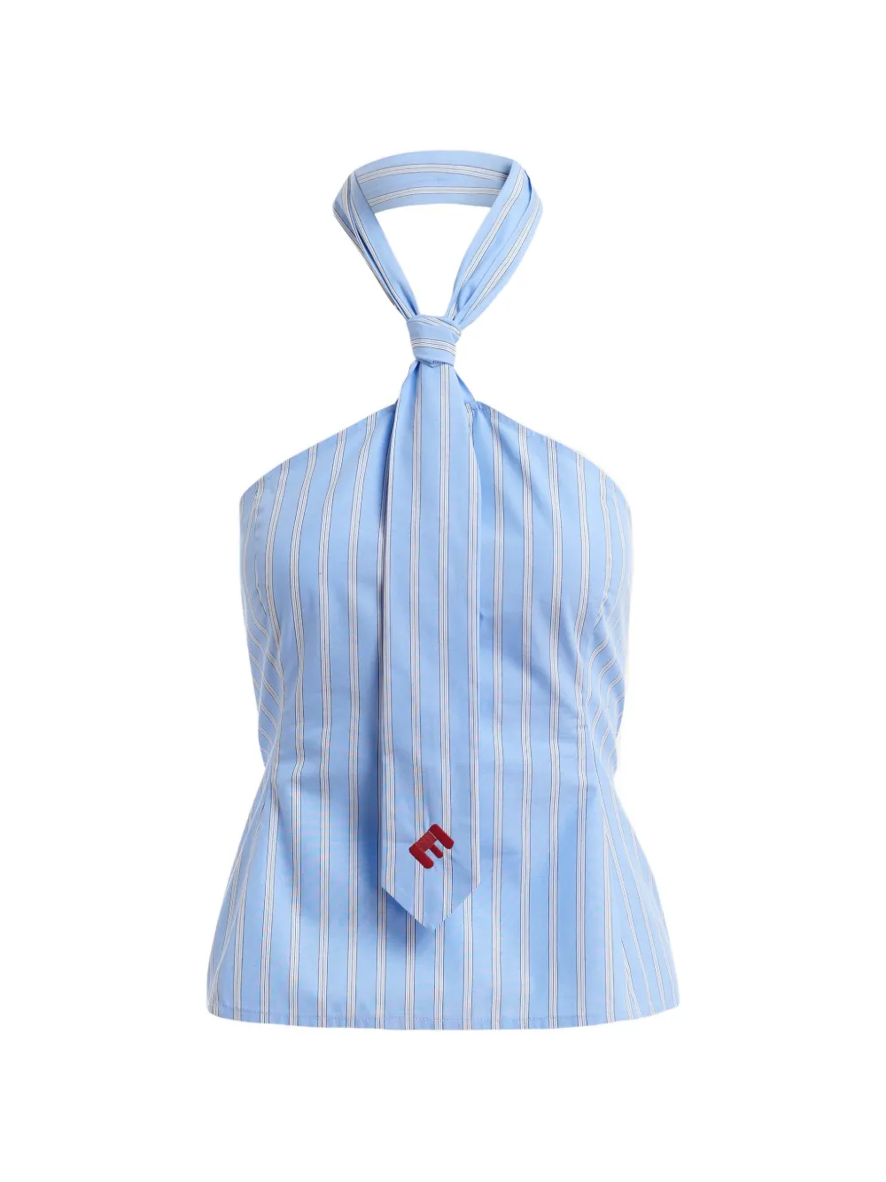 Essentiel Antwerp tie-fastening striped-pattern top - Blu