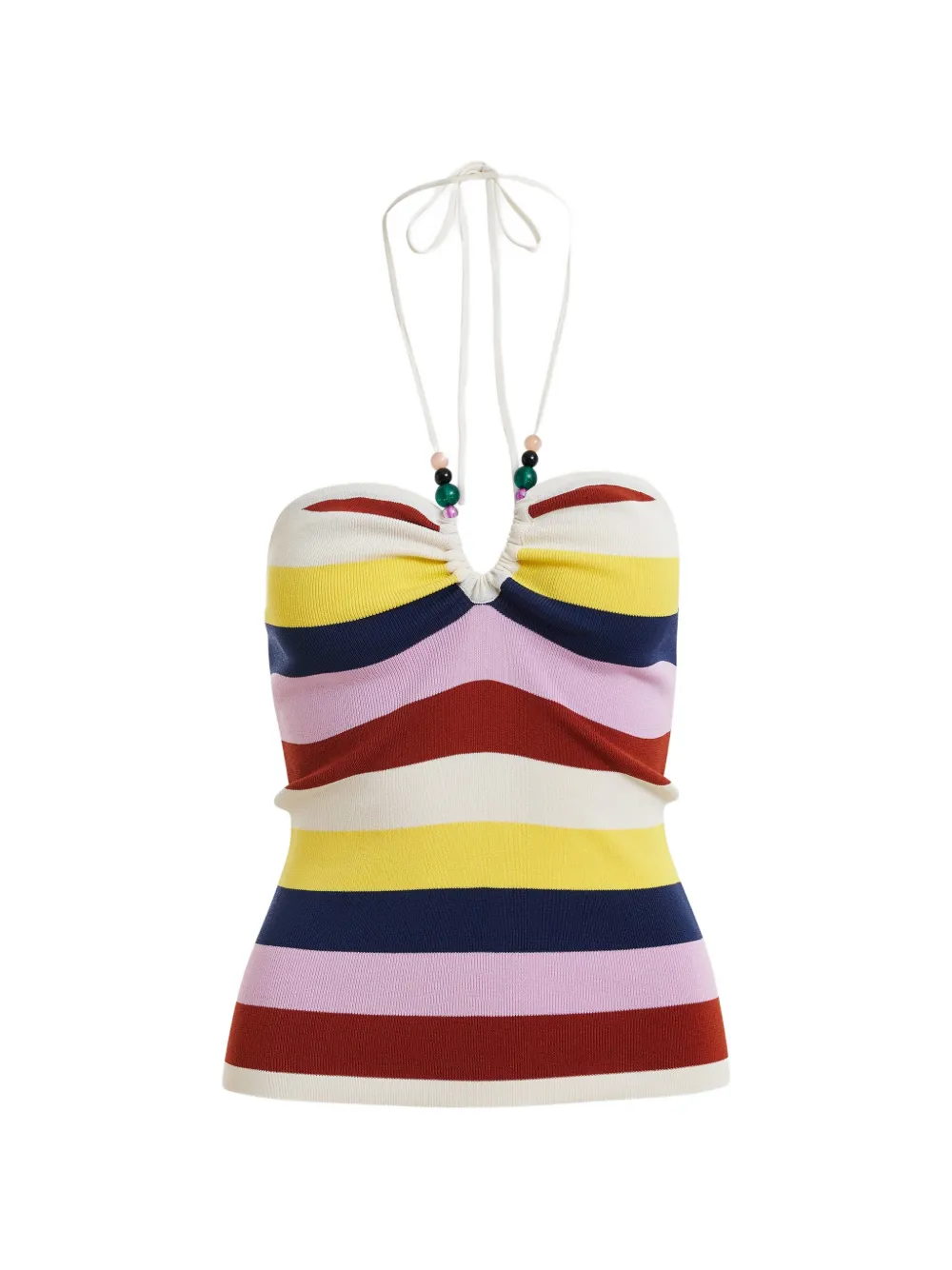 Essentiel Antwerp striped-pattern top - Bianco