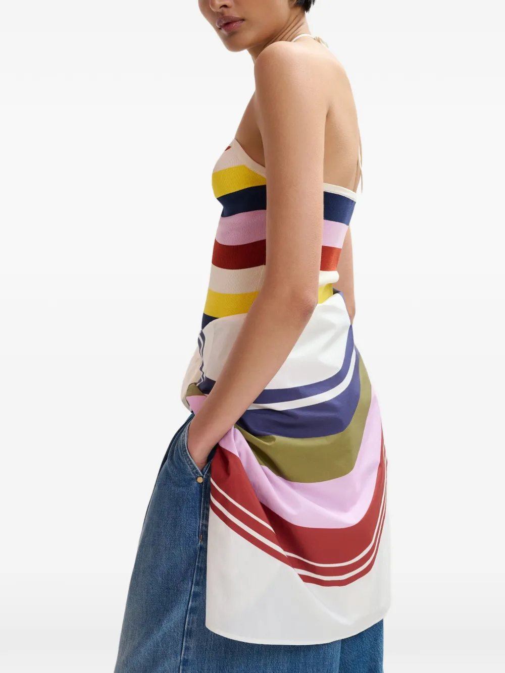 Essentiel Antwerp Striped-pattern Top In White