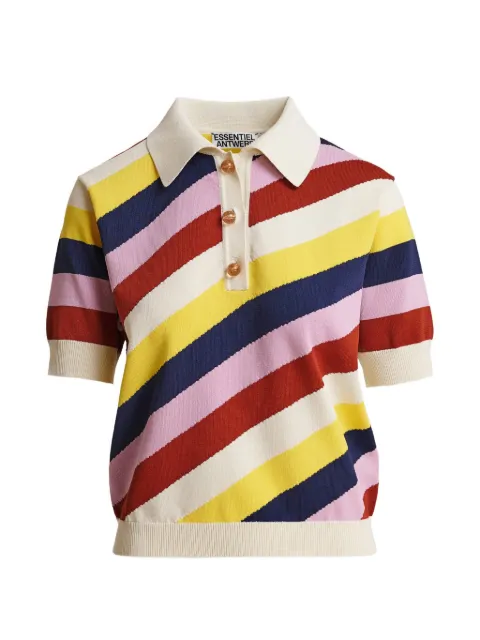 Essentiel Antwerp Jollow striped polo top