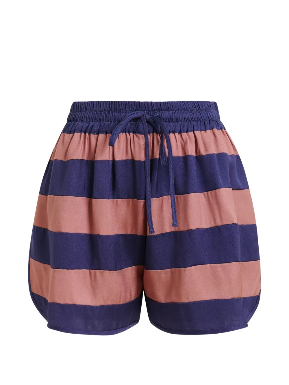Essentiel Antwerp Jalana striped drawstring shorts - Viola