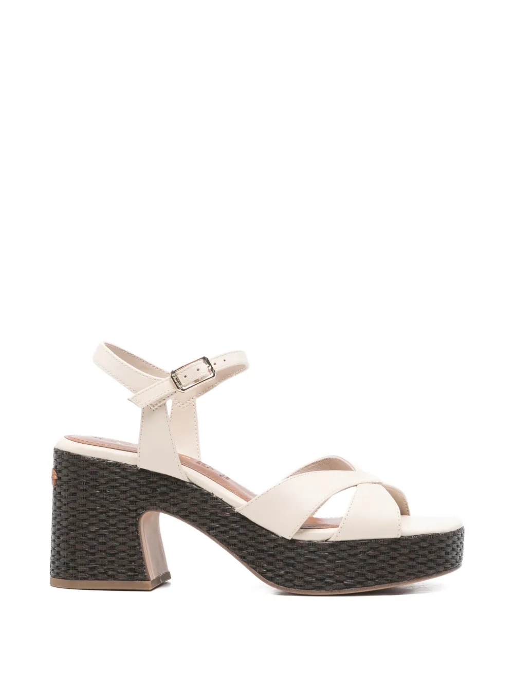 TAMARIS Sandalen met plateauzool Beige