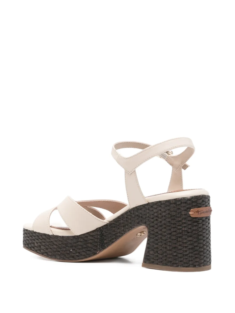 TAMARIS Sandalen met plateauzool Beige