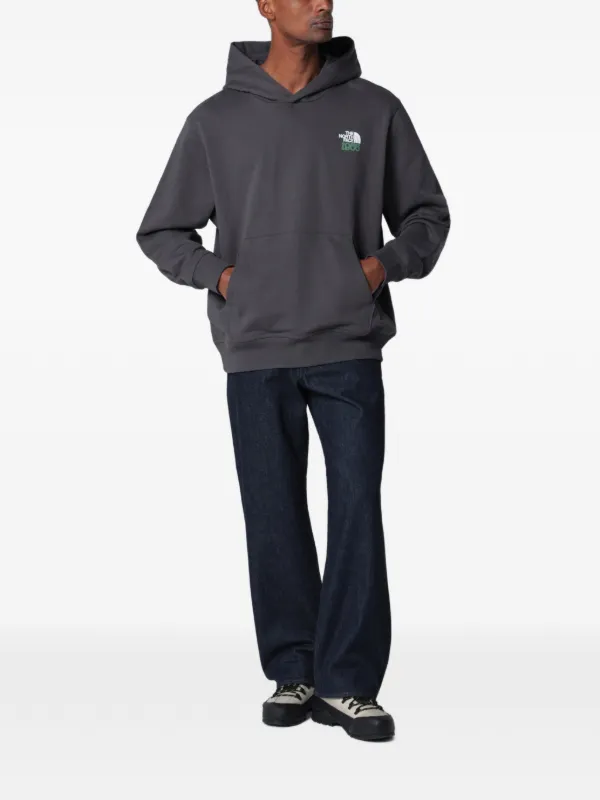 The North Face ロゴ パーカー | グレー | FARFETCH JP