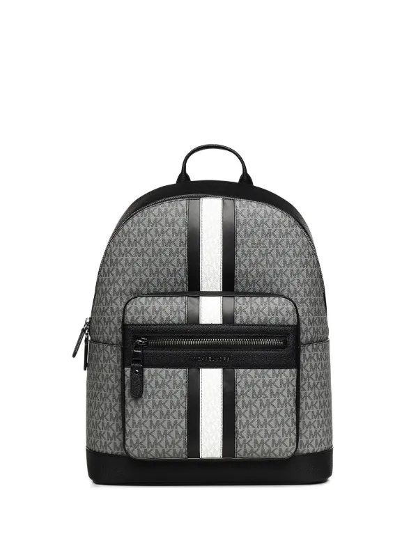 Michael Kors Gray Monogram Backpack Michael Kors Monogram Canvas Backpack | Mercari main image 2