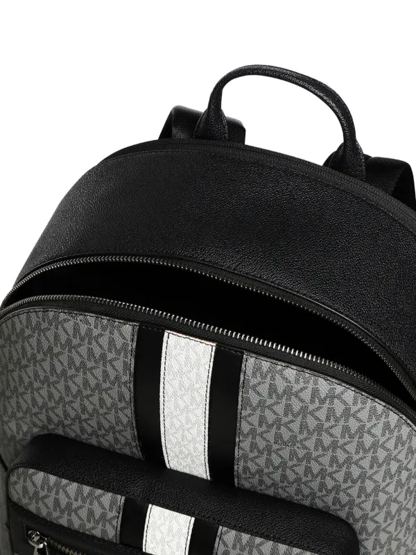 Michael Kors Gray Monogram Backpack Michael Kors Monogram Canvas Backpack | Mercari main image 4