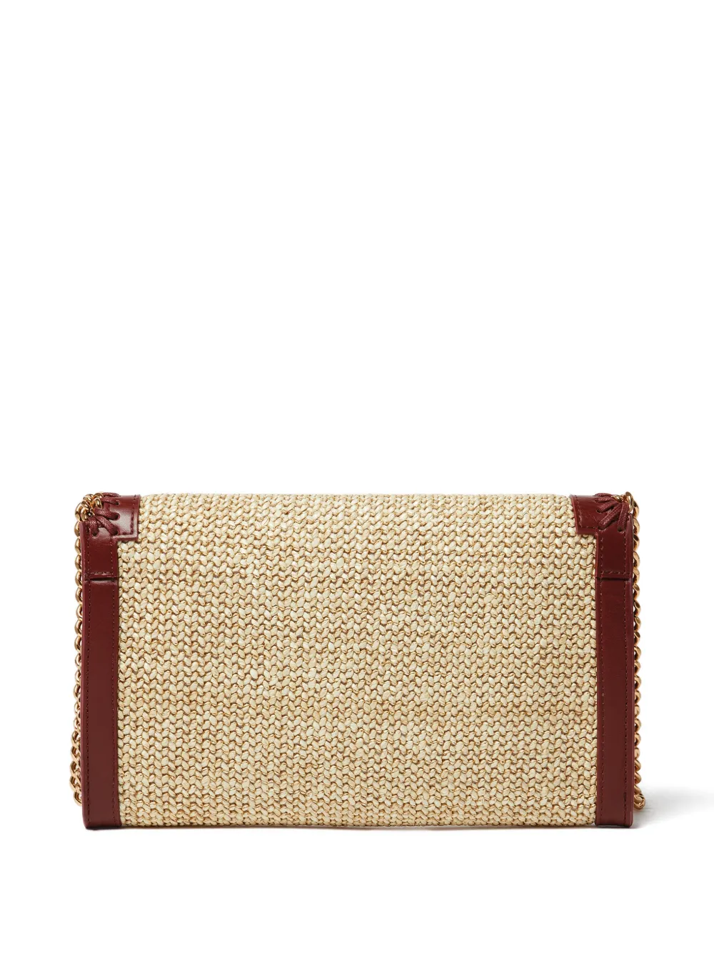Stella McCartney Falabella raffia crossbodytas Beige