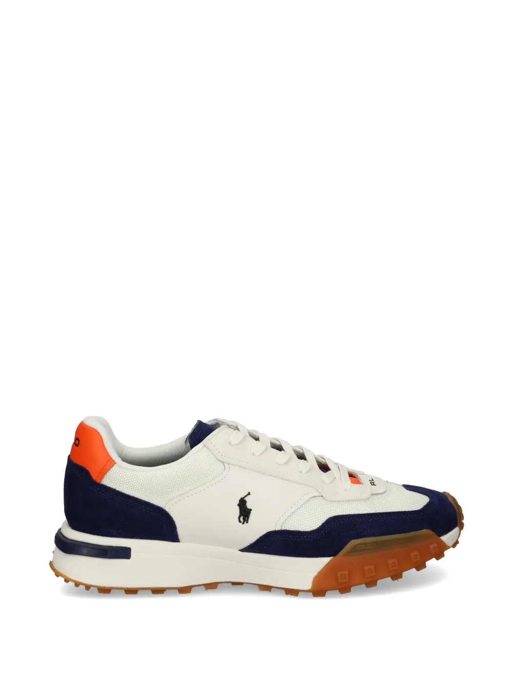 Polo Ralph Lauren logo-embroidered panelled sneakers Wit