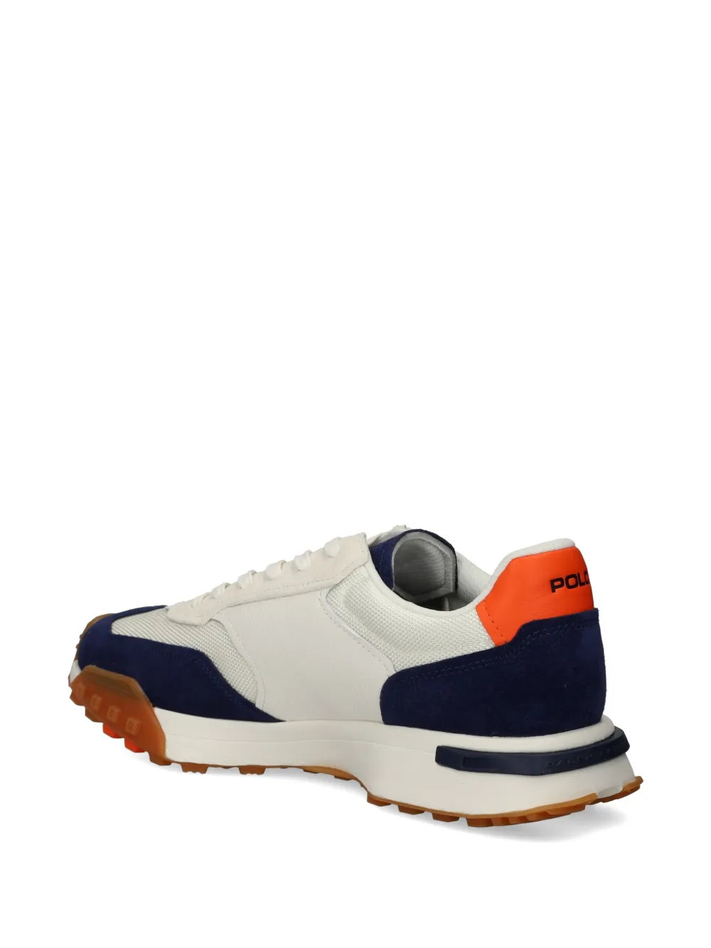 Polo Ralph Lauren logo-embroidered panelled sneakers Wit