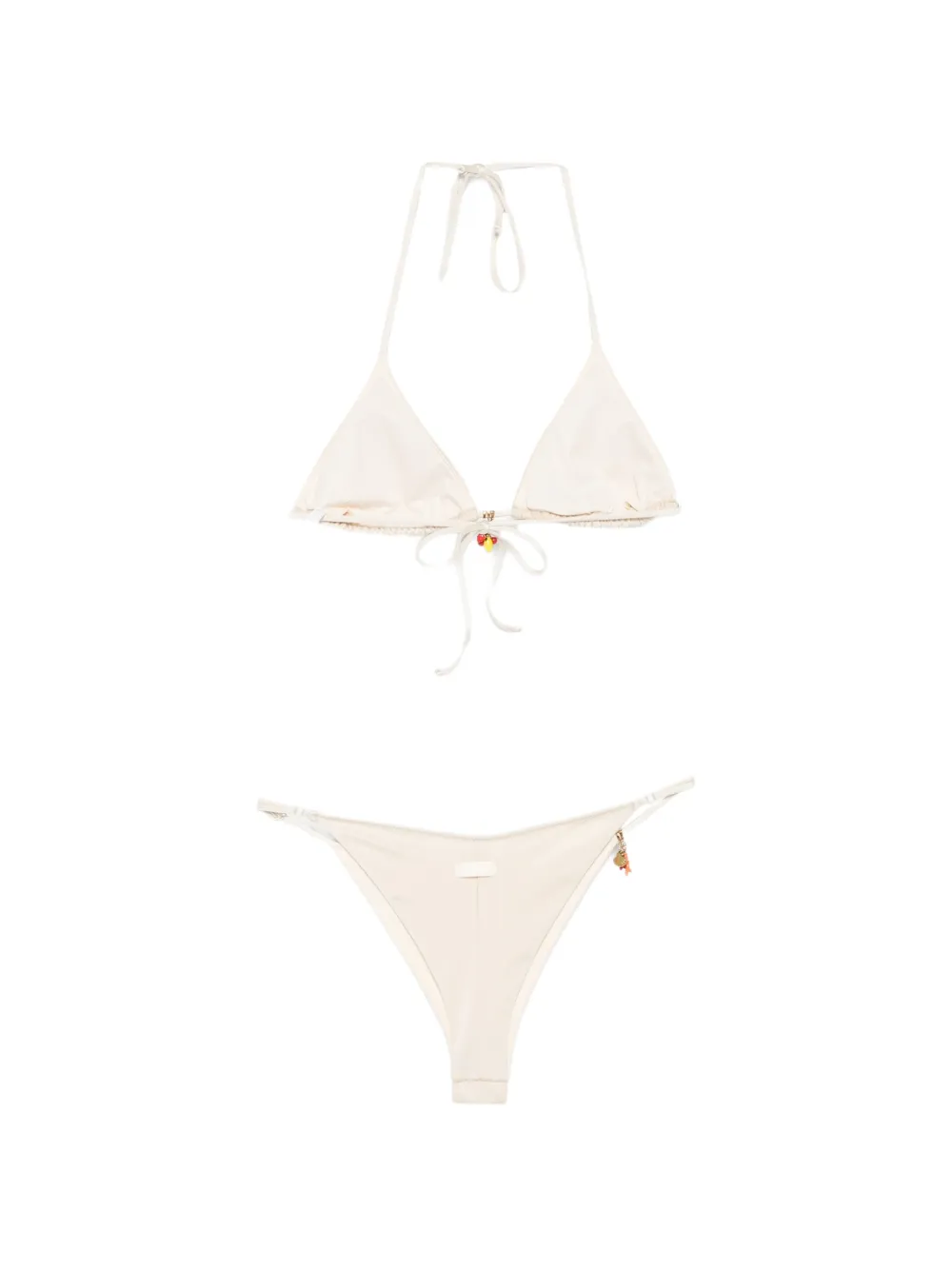 MC2 Saint Barth Lezzy bikini verfraaid met bedel Beige