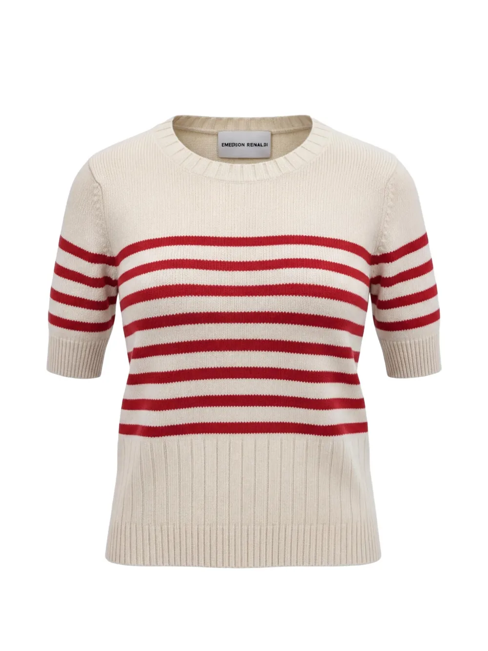 Emerson Renaldi striped short-sleeve T-shirt - Toni neutri