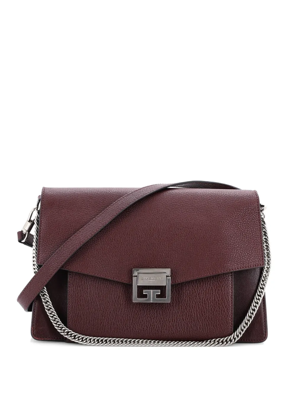 Givenchy Pre-Owned GV3 Flap Bag Leather Medium shoulder bag - Rosso