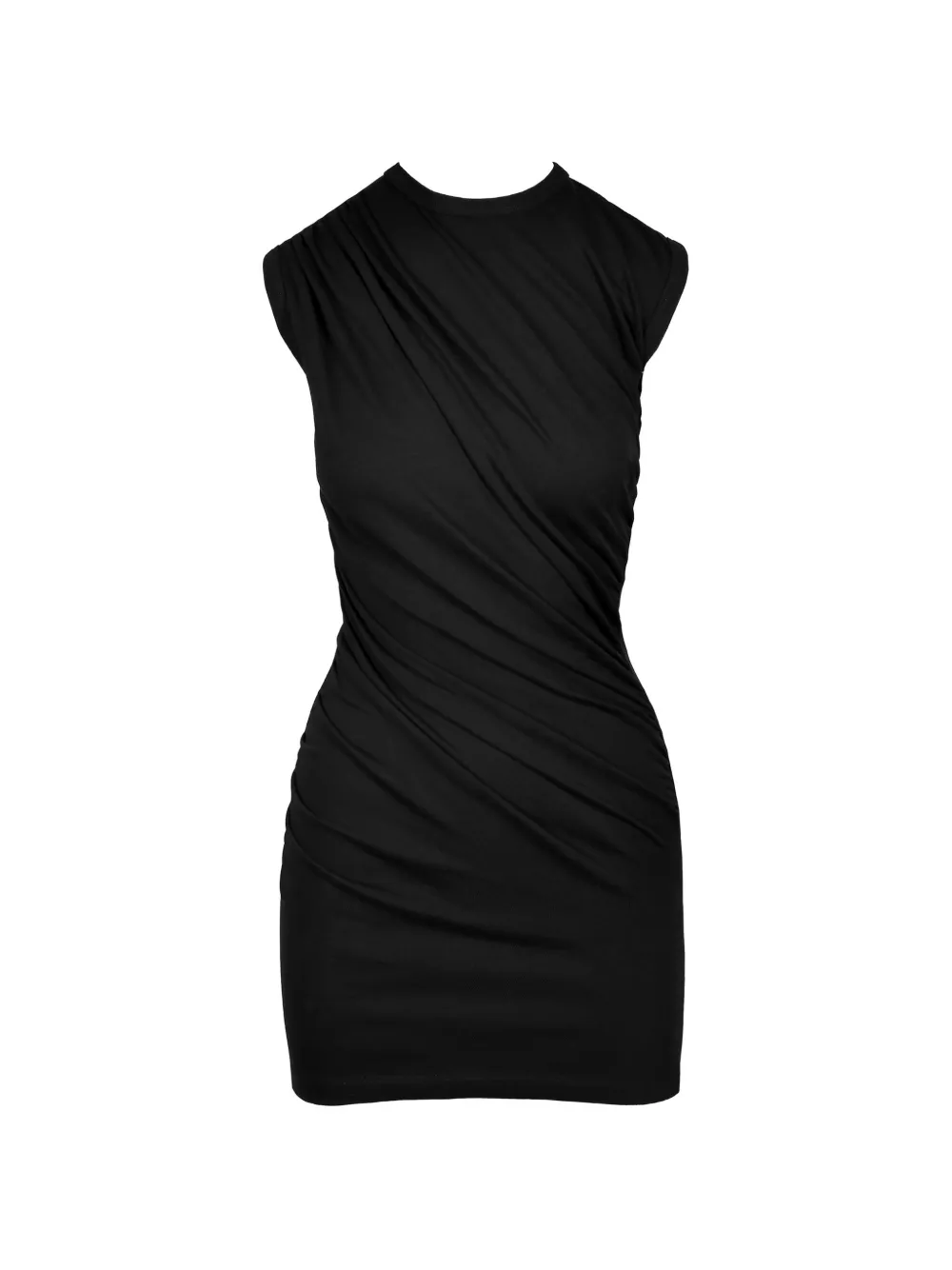 Ioana Ciolacu ruched mini dress - Nero