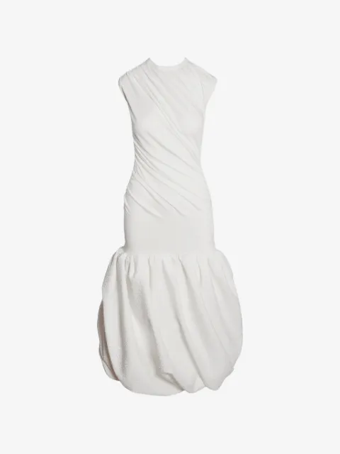 Ioana Ciolacu vestido midi Ripple Balloon