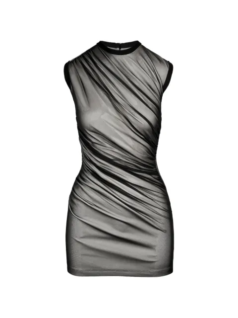 Ioana Ciolacu swirl ruched mini dress