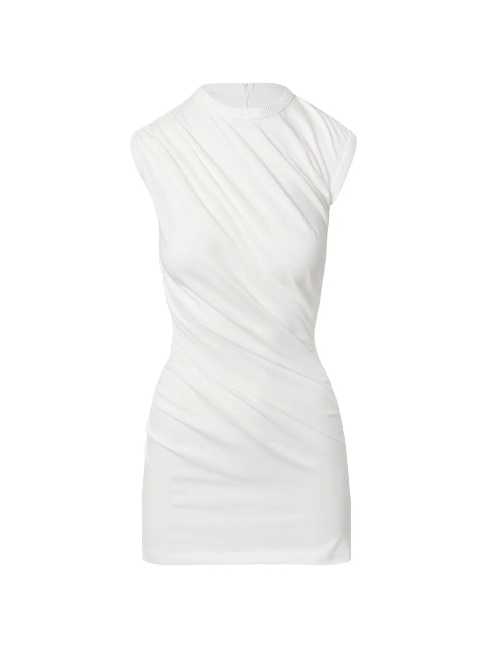 Ioana Ciolacu ruched mini dress - Bianco