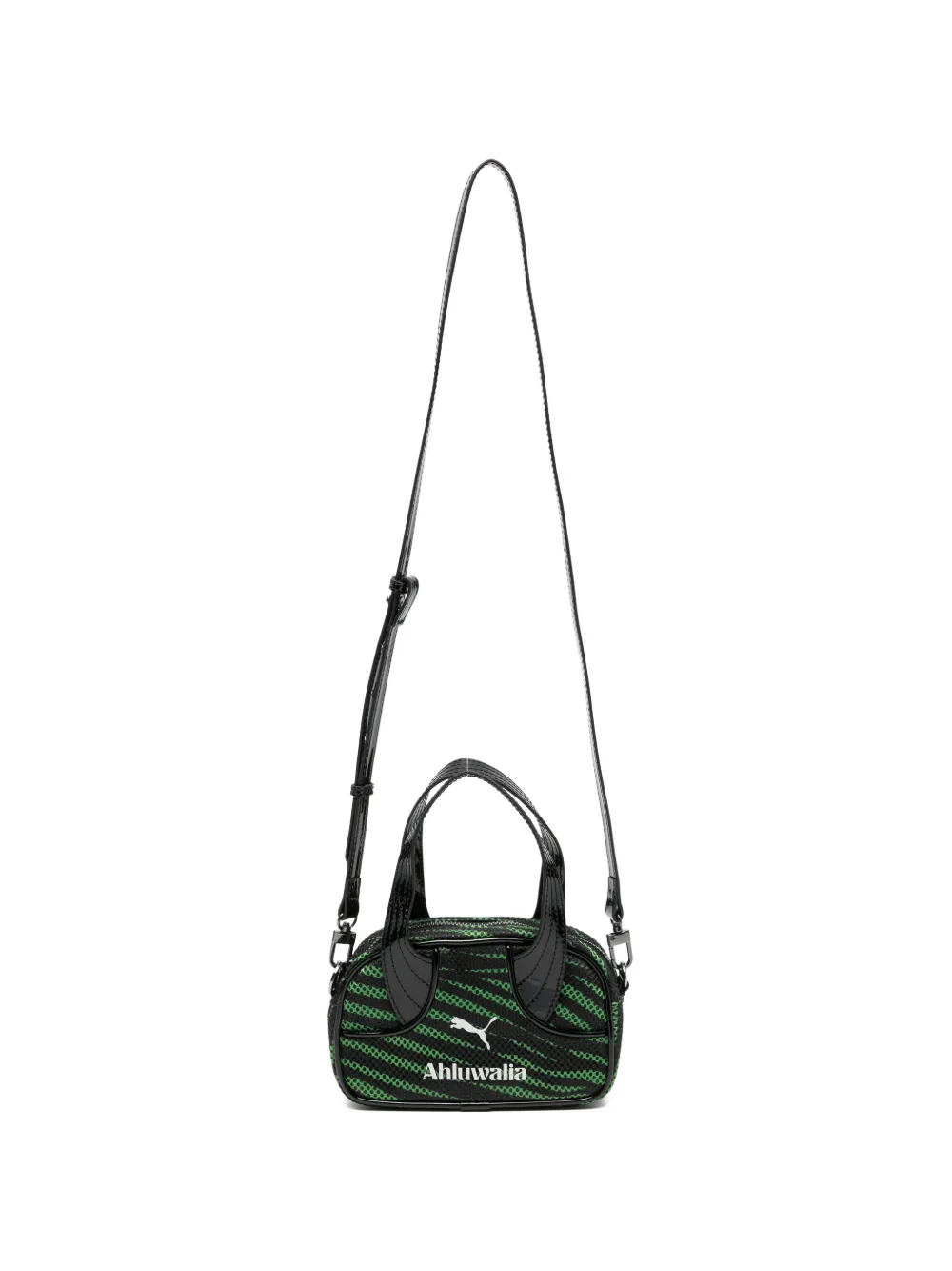 PUMA x Ahluwalia mesh-knit cross body bag - Nero