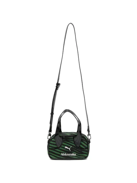 PUMA x Ahluwalia mesh-knit cross body bag