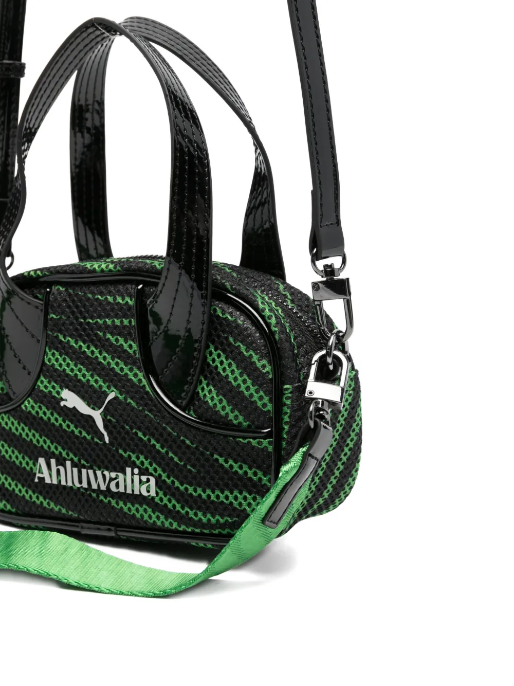 PUMA x Ahluwalia mesh crossbodytas Zwart