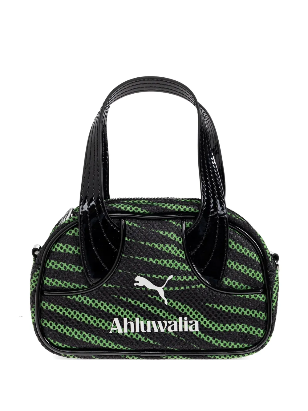 PUMA x Ahluwalia mesh-knit cross body bag - Nero